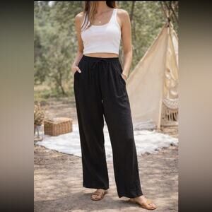 XiRENA Dylan Pant Size SMALL Gauze Cotton Soft Classic Minimalist Luxury Pull On